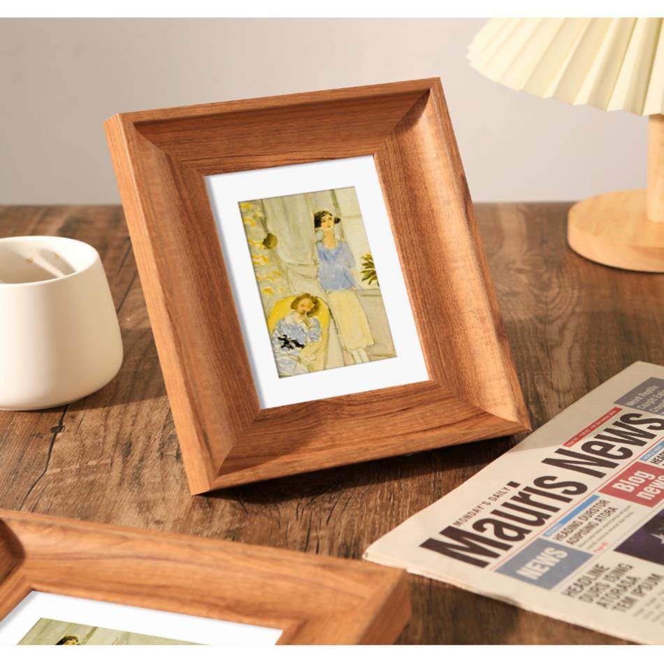 retro rectangular picture frame mounting frame custom poster photo frame high sense photo frame large size wall hanging wholesale