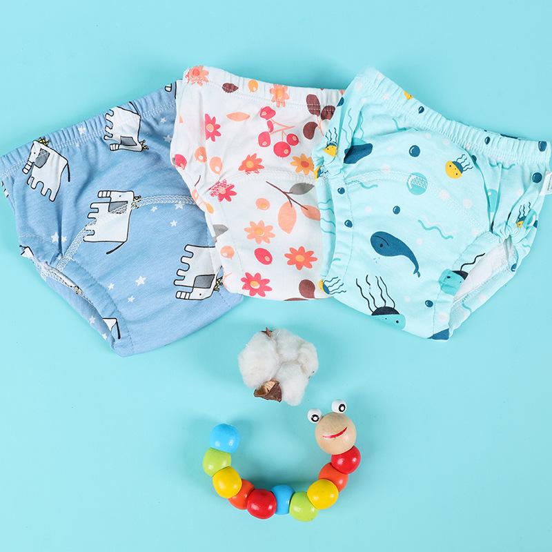 sunny ju baby cartoon printing training training pants baby urine separation bulky underpants factory direct deliver