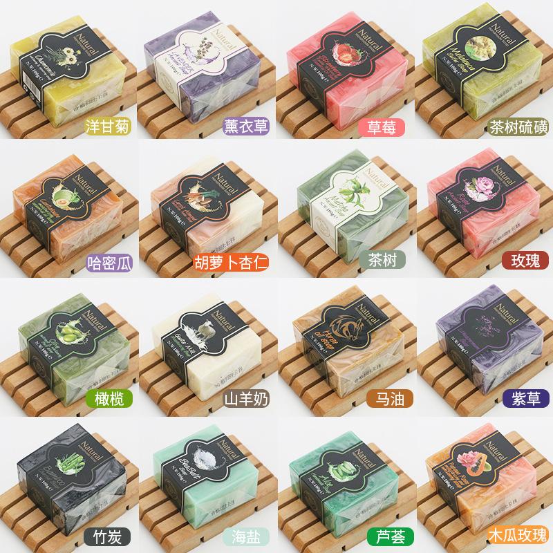 100g plant handmade soap wholesale rose soap refreshing fragrance bath soap face wash makeup remover body fragrance available