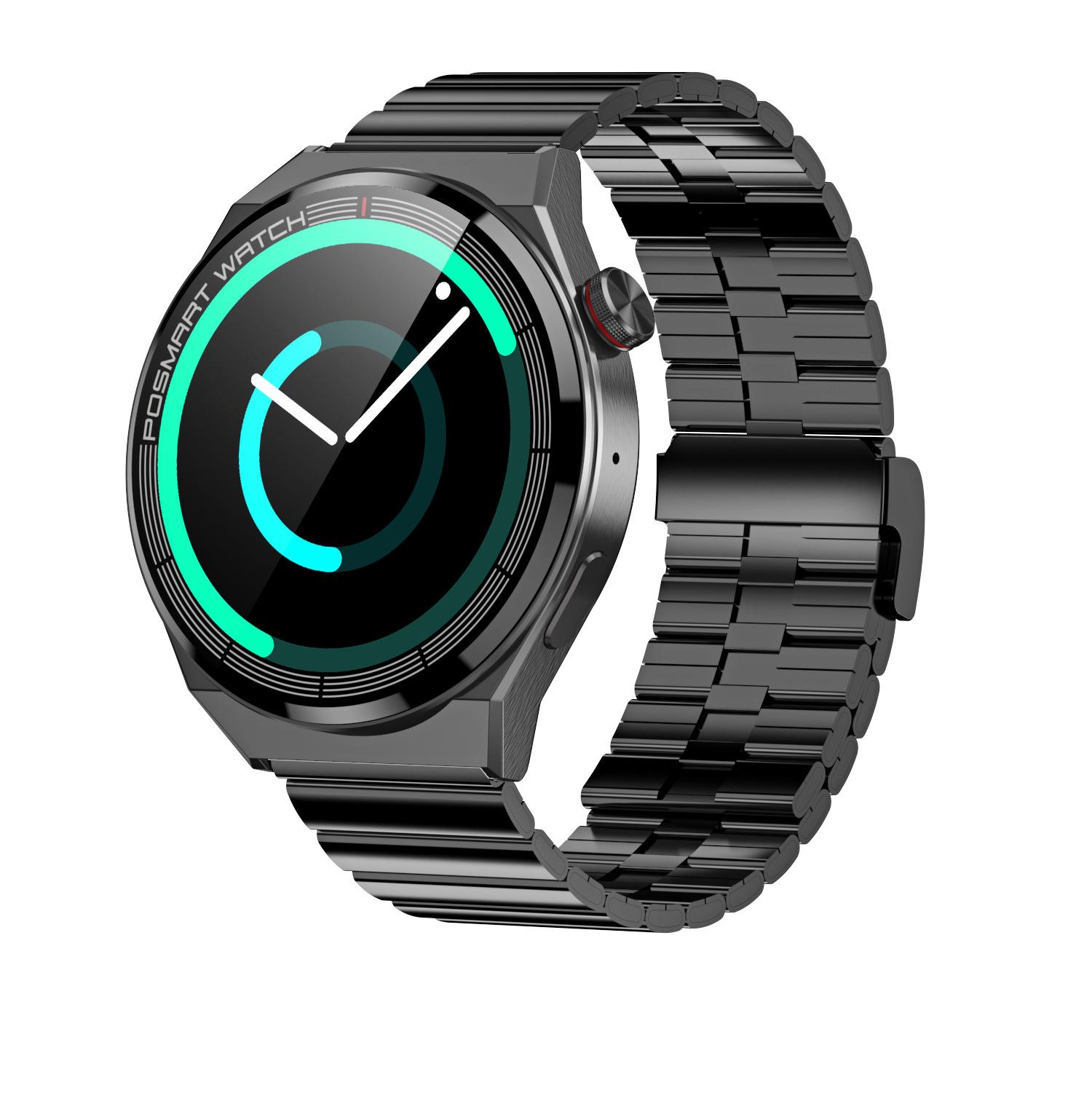 huaqiang north t3pro smart sports watch 1.45 round screen bluetooth calling nfc heart rate alipay