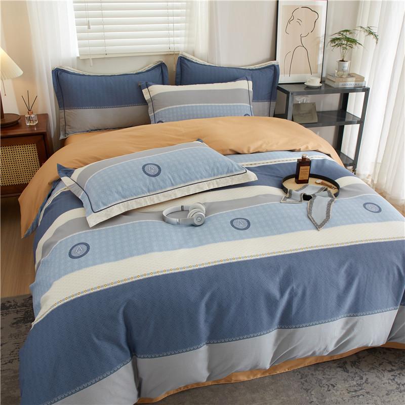 four-piece set 100 pure cotton quilt cover bed sheet bedding quilt cover three-piece bed sheet set for bed