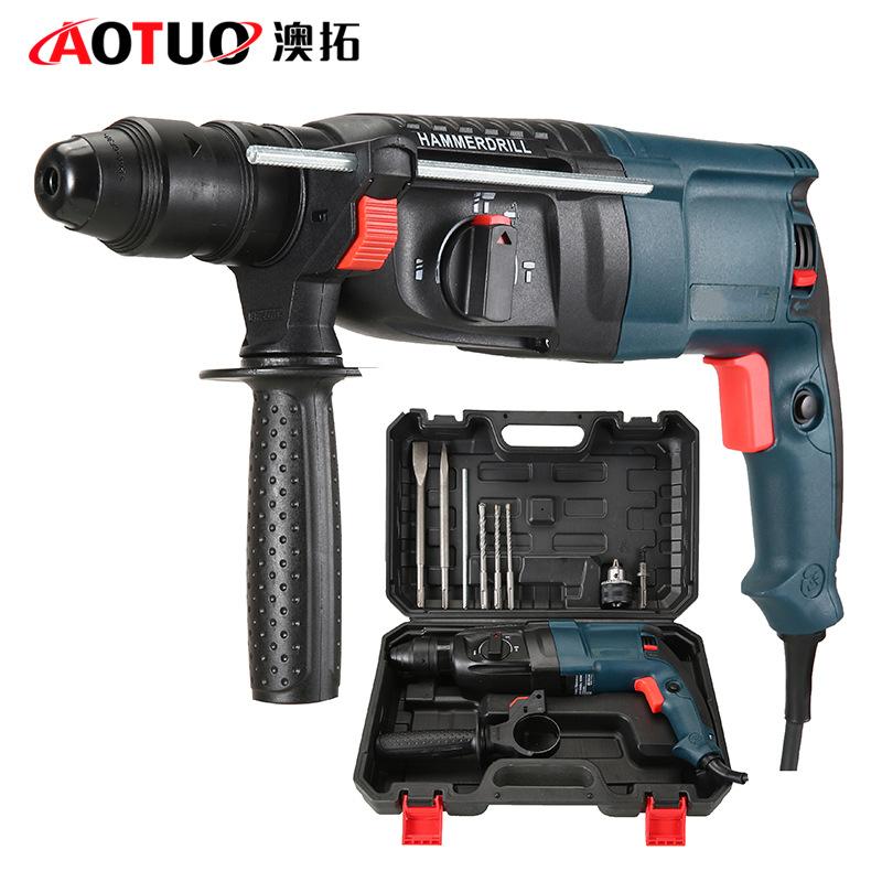 new electric drill to impact drill cross-border multi-functional industrial grade concrete three light electric hammer impact drill wholesale