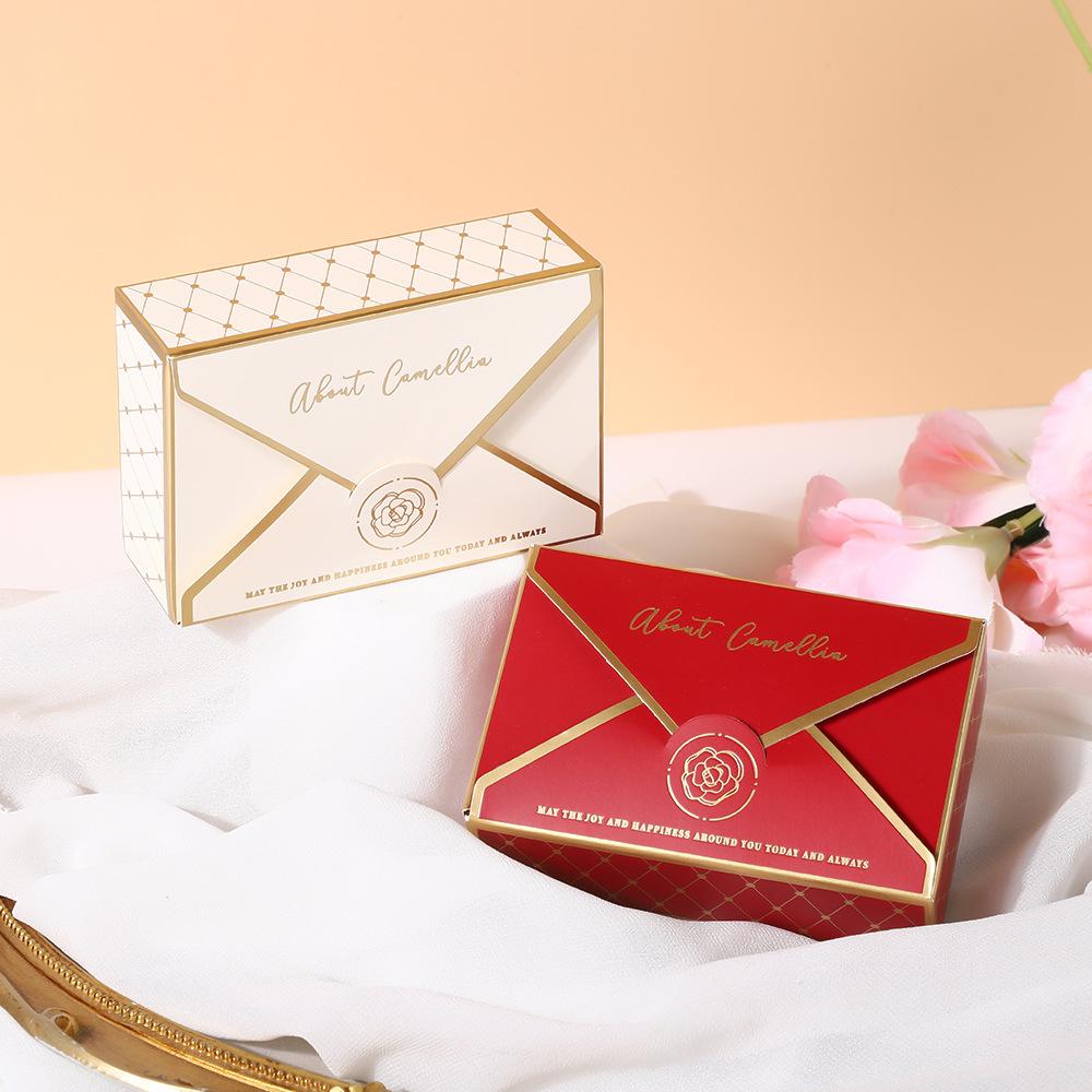 classic envelope wedding candies box wedding gift box birthday party candy packaging box soft box factory price direct sales