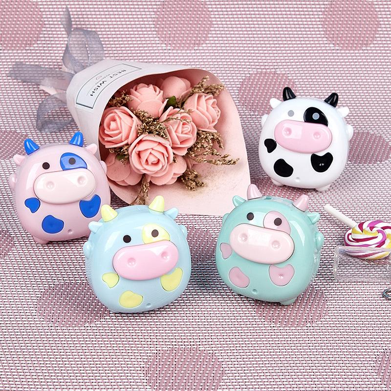 1909 dairy cattle pencil sharpener cute shape penknife children's creative stationery cartoon portable pencil sharpener