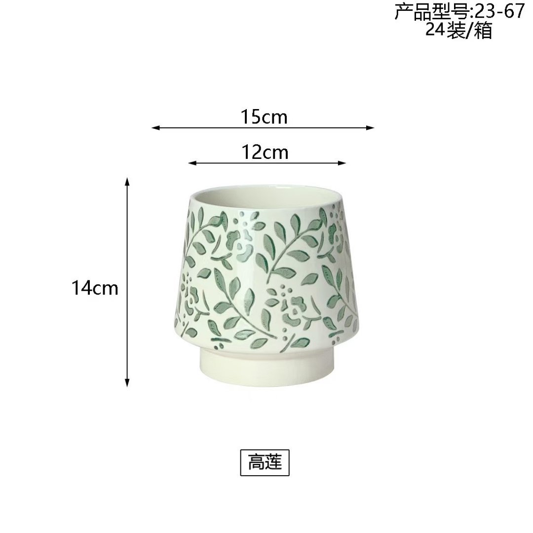 花盆装饰实物图