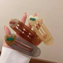 simple hair clip large duckbill clip forehead side bang clip back head updo hair clip hairpin female summer headdress