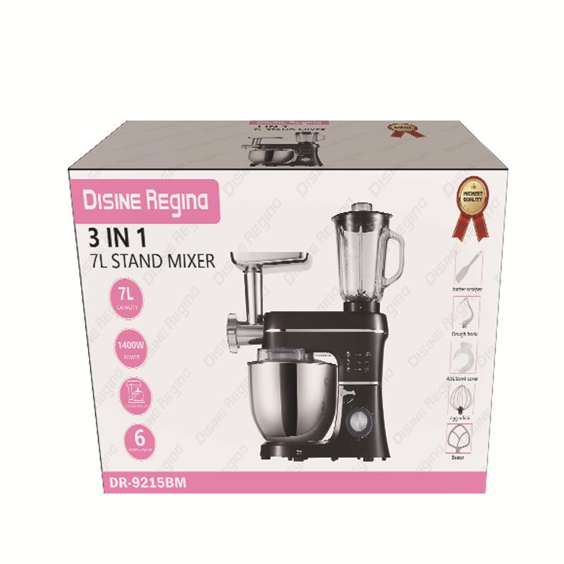 Foreign Trade Exclusive for Dr-9521bm Multifunction Stand Mixer Juicer Meat Grinder 7l Disine Regina