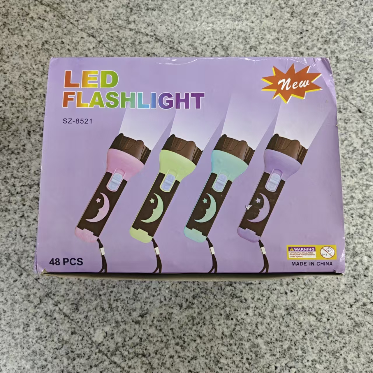 发光玩具 LED星月手电  方便携带塑料挂绳电筒 小礼品 活动赠送 厂家直销 高高电子玩具 SZ-8521详情1