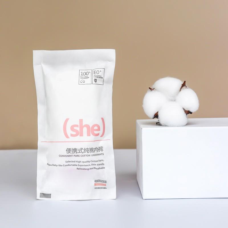 sterile packaging cotton disposable underwear women's cotton sterile disposable underwear men's pregnant women's underpants physiological underwear