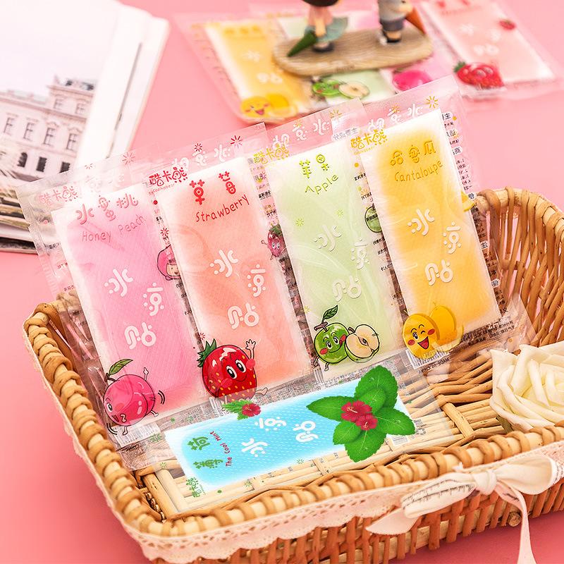 cooling plaster factory direct sales student military training heatstroke prevention cooling gel sheets stickers mobile phone cooling gel sheets fruit cooling gel sheet wholesale