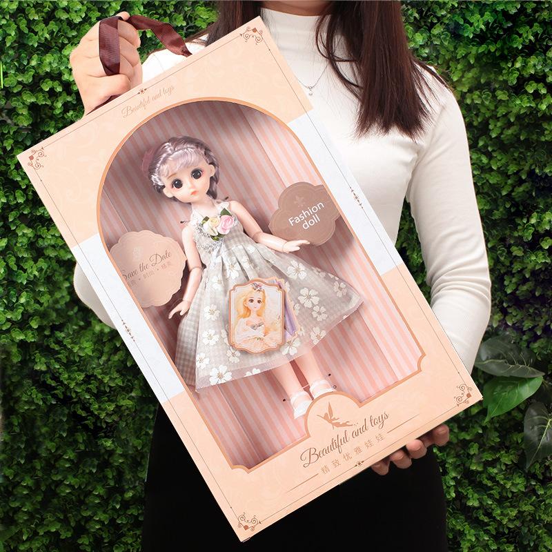 Boxed Girls' Barbie Doll Gift Set Wholesale Girls' Toy 3-5 Years Old Dress-up Princess Doll Doll