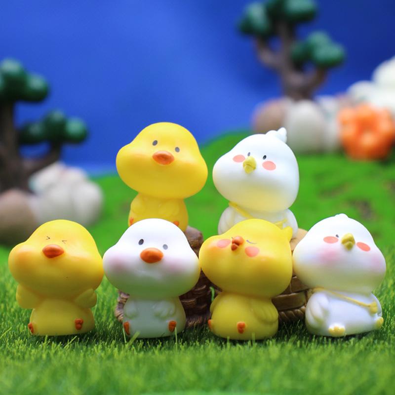 micro landscape small ornaments cute chicken animal landscaping resin crafts home decorations wholesale