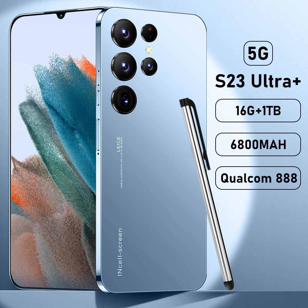 exclusive for cross-border mobile phone s23 ultra foreign trade in stock android 4g smartphone 16+1t large memory wholesale