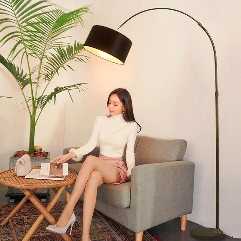 floor lamp bedroom living room and bedside fishing lamp net red live studio shooting lighting feather anchor vertical table lamp
