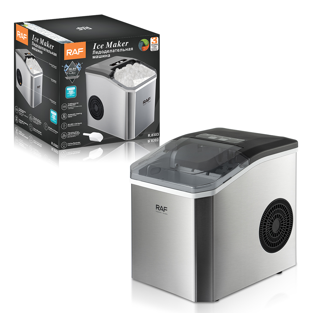 RAF European Standard cross-border small ice maker, Home automatic bullet ice maker, visual mini ice maker R.0303 details Picture