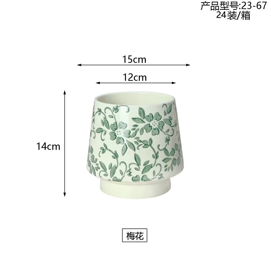 家居花盆装饰艺术品 宠物及园艺用品 美化花瓶水杯一体装饰品细节图