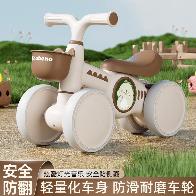 balance bike (for kids) children without pedal luge kids balance bike baby toddler four-wheel baby scooter