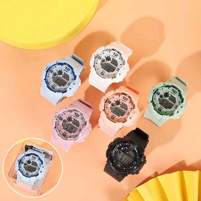 92 Time Boiled Rain Boxed Watch Good-looking Men and Women Luminous Sport Watch Shda Fashion Play Electronic Watch Wholesale