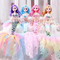 foreign trade supply mermaid princess doll constant tide confused barbie detachable dress-up scale toy doll set