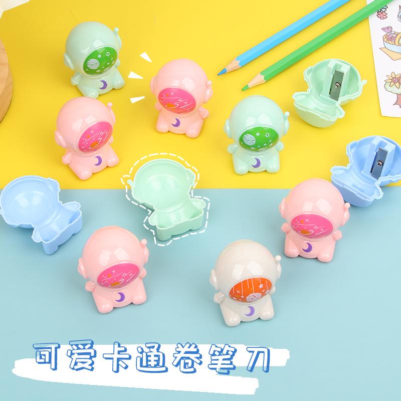 cartoon mini pencil sharpener primary school kindergarten cute pencil shapper children pencil sharper creative stationery wholesale