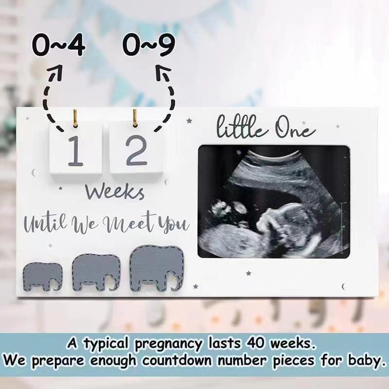 newborn birth milestone photo commemorative wooden photo frame bedroom decoration photo frame baby growth photo-souvenirs