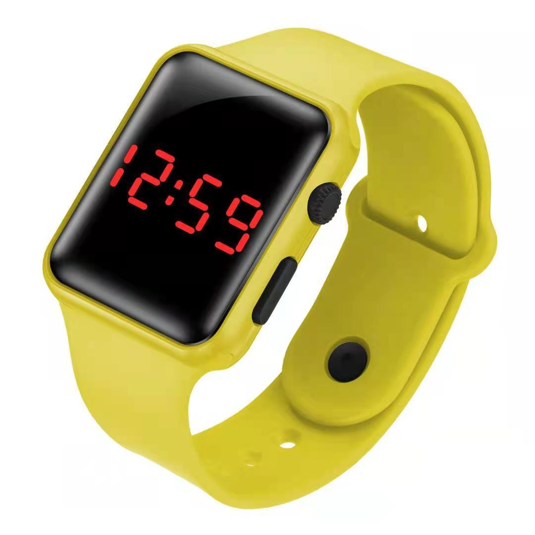 factory in stock led small square watch luminous electronic watch/fashion electronic sports watch