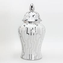 Household Ceramic Decoration European-Style Light Luxury Vase Tea Pot Decoration Temple Jar Home Living Room Decor Decoration