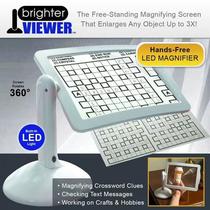 TV Hot Sale Brighter Viewer LED Screen Magnifier Vertical Magnifying Glass Reading Auxiliary Magnifying Glass