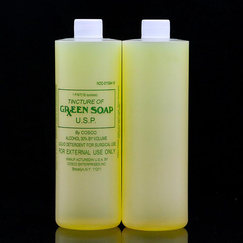 Cross-Border Tattoo Practice Green Soap Consumables Tattoo Pigment Machine Auxiliary Cleaning Solution 480ml Green Algae Manufacturer