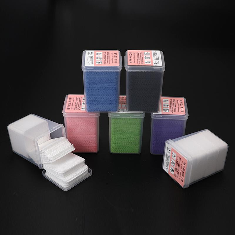 Glue Bottle Mouth Wipe Eye Lash Glue Cleaning Cloths Manicure Cotton Cloth Nail Polish Removing Tissue Nail Polish Cotton Pad Cotton for Nail Removing Nail-Washing Towel