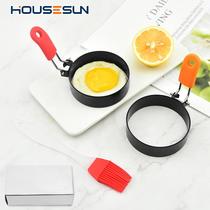 Spot New Iron Spray Non-Stick Egg Frying Pan round Omelette Maker Set Creative Omelette Mold Factory Wholesale