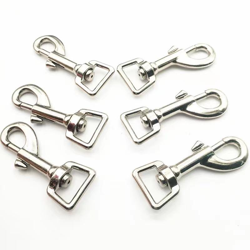 factory direct sale alloy hook pet dog leash hook leather bag luggage hardware accessories keychain accessories