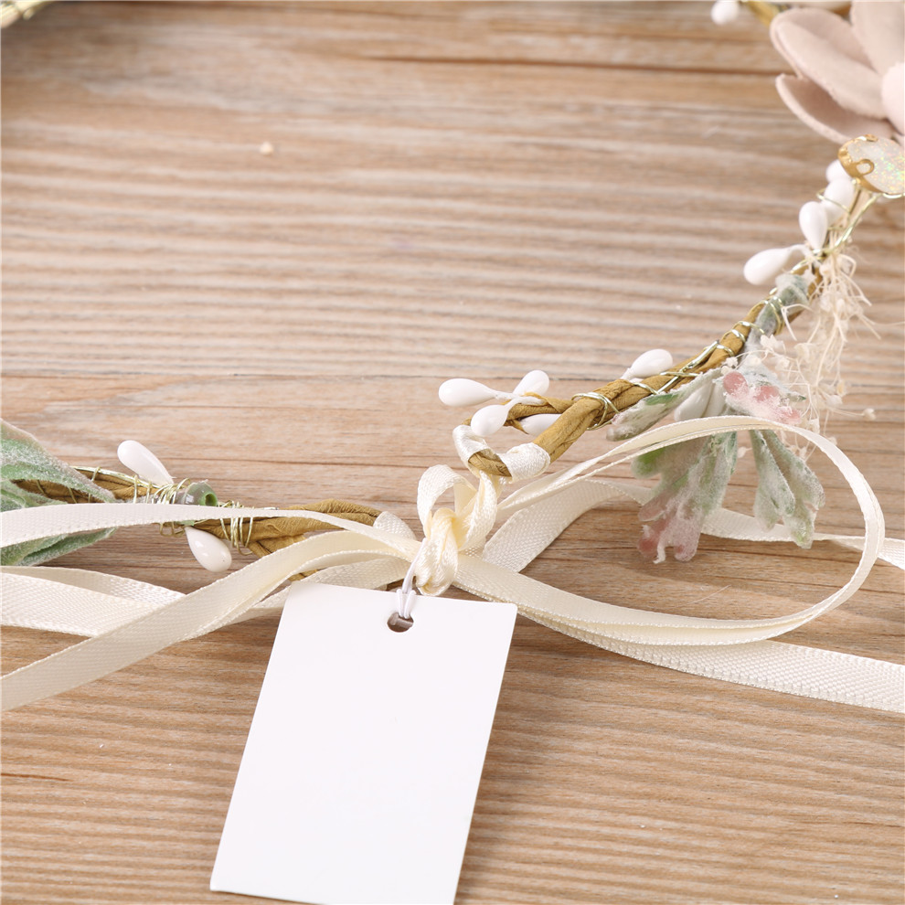 2024 Eternal Flower Garland, Jialan's new fresh little Daisy garland, simple princess sweet hair band, travel photo prop Item Picture