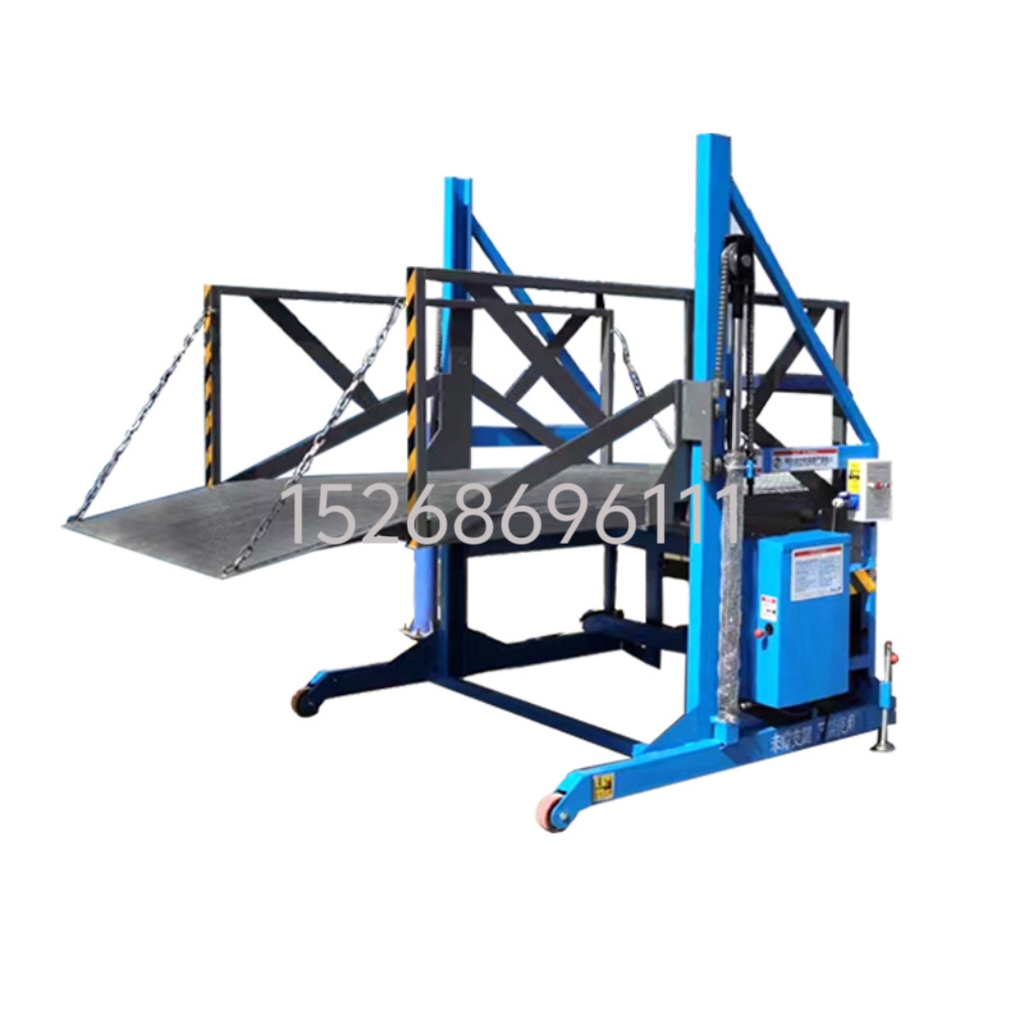 Factory warehouse logistics handling lifting platform, electric hydraulic lift, 2-ton and 3-ton mobile loading and unloading platform Item Picture