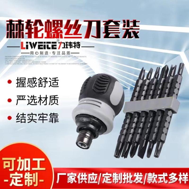 wholesale 13-in-1 multifunctional ratchet screwdriver multi-purpose screwdriver 13 portable combination screw cutter suit