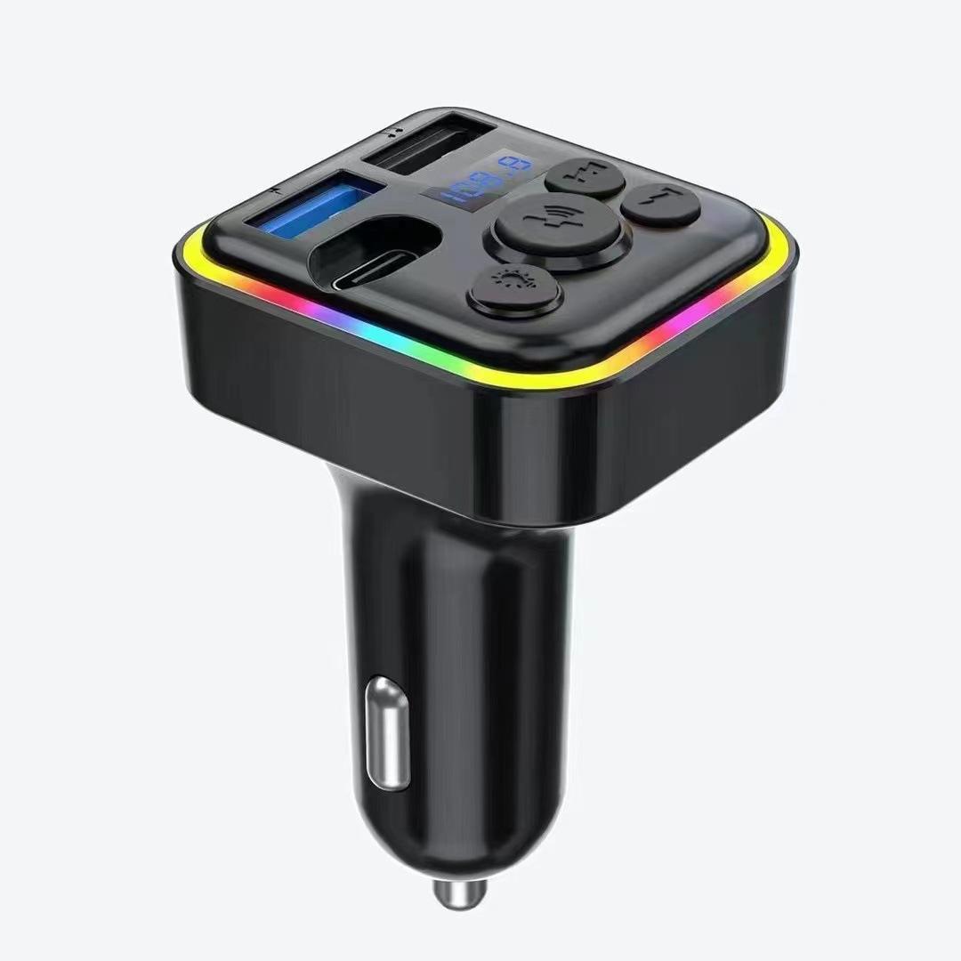 Automobile Car Charger Wire Self-Driving Travel Car MP3 M5 Vehicular Bluetooth MP3 Player Car Charger + TYPE-C Interface