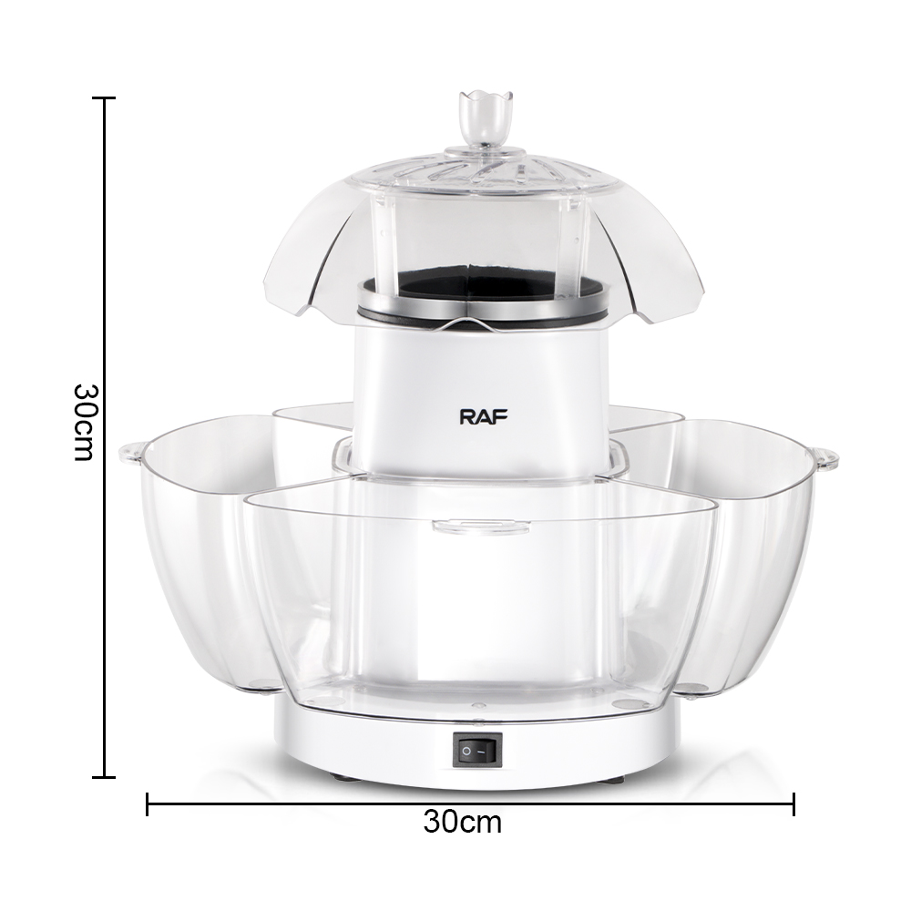 RAF European standard household popcorn machine, fully automatic corn puffing machine, Small DIY popcorn machine R.9004 Specification image