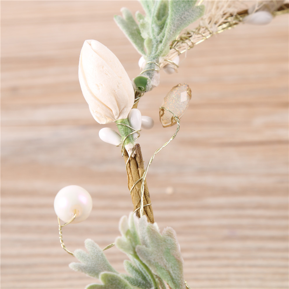2024 Eternal Flower Garland, Jialan's new fresh little Daisy garland, simple princess sweet hair band, travel photo prop Specification image