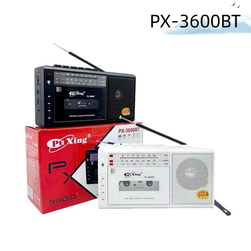 px3600bt retro nostalgic tape play recorder radio bluetooth card wireless stereo old-fashioned am radio