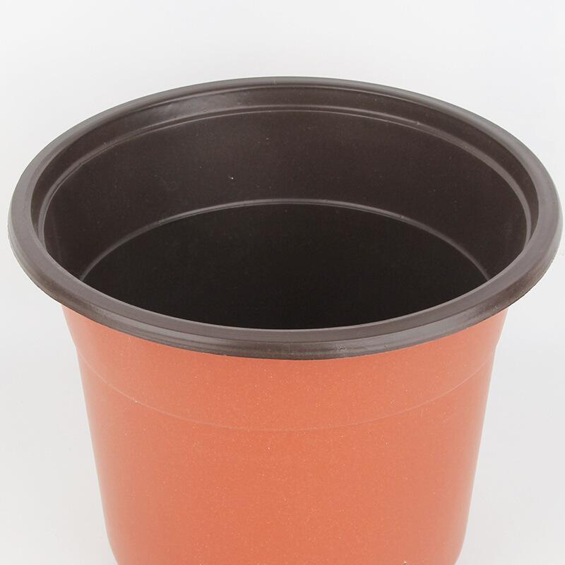 plastic flowers pots factory wholesale succulent gallon pots gardening artifact seedling two-tone pot pp soft plastic flowers