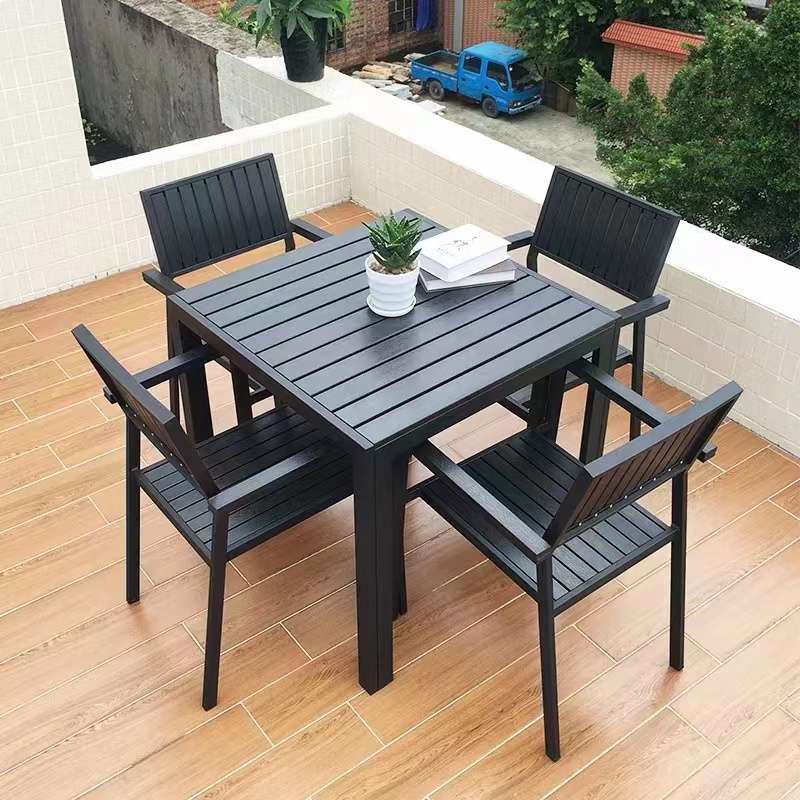 仿木茶几 客厅新中式茶桌椅套装 休闲户外家具 藤编桌椅组合 茶桌茶盘家装建材 休闲用品户外享受时光休闲用品户外白底实物图