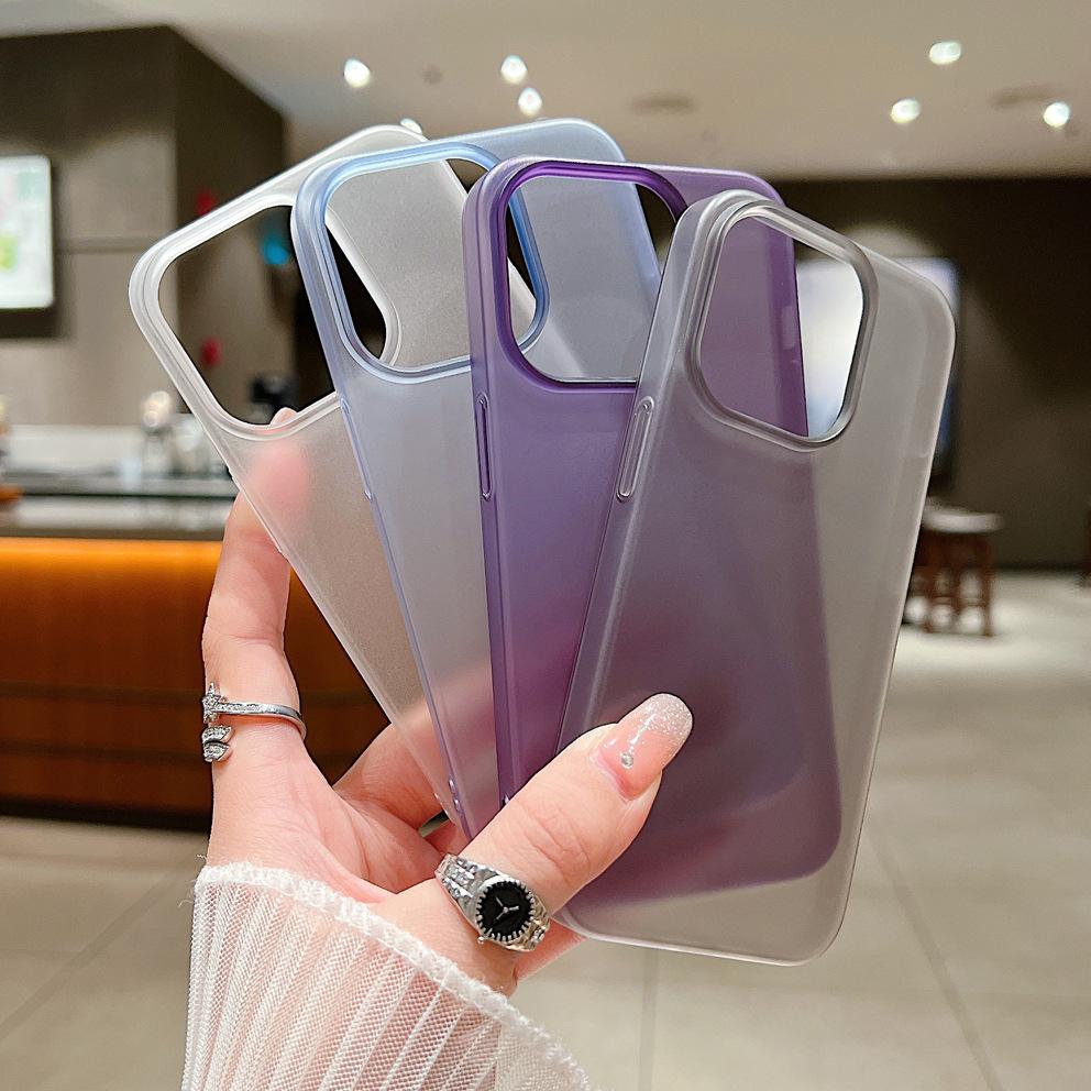 summer apple 15 frosted pc phone case 15promax protective case 15pro mobile phone case for cross-border delivery
