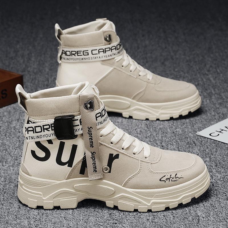 Dr. Martens Boots Men's 2022 New Autumn and Winter All-Matching round Toe High-Top Trendy Dr. Martens Boots Boots Men's Military Boots Men's Shoes