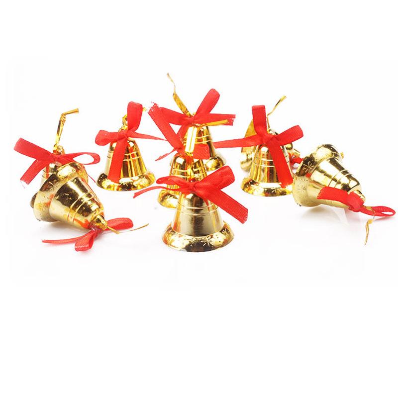 christmas decorations golden bell christmas tree decorations christmas tree pendant 9 pack 3cm