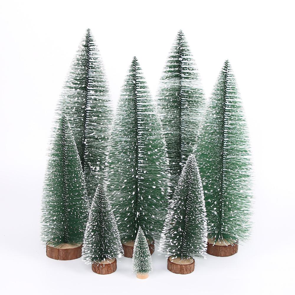 mini christmas tree desktop decoration diy pine tree christmas decoration christmas white cedar small christmas tree