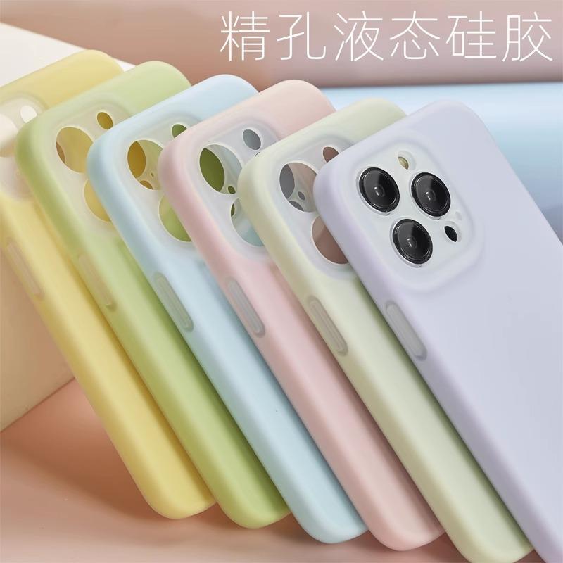 jelly liquid silicone for iphone 15 phone case 14promax all-inclusive lens apple 13 protective case 12