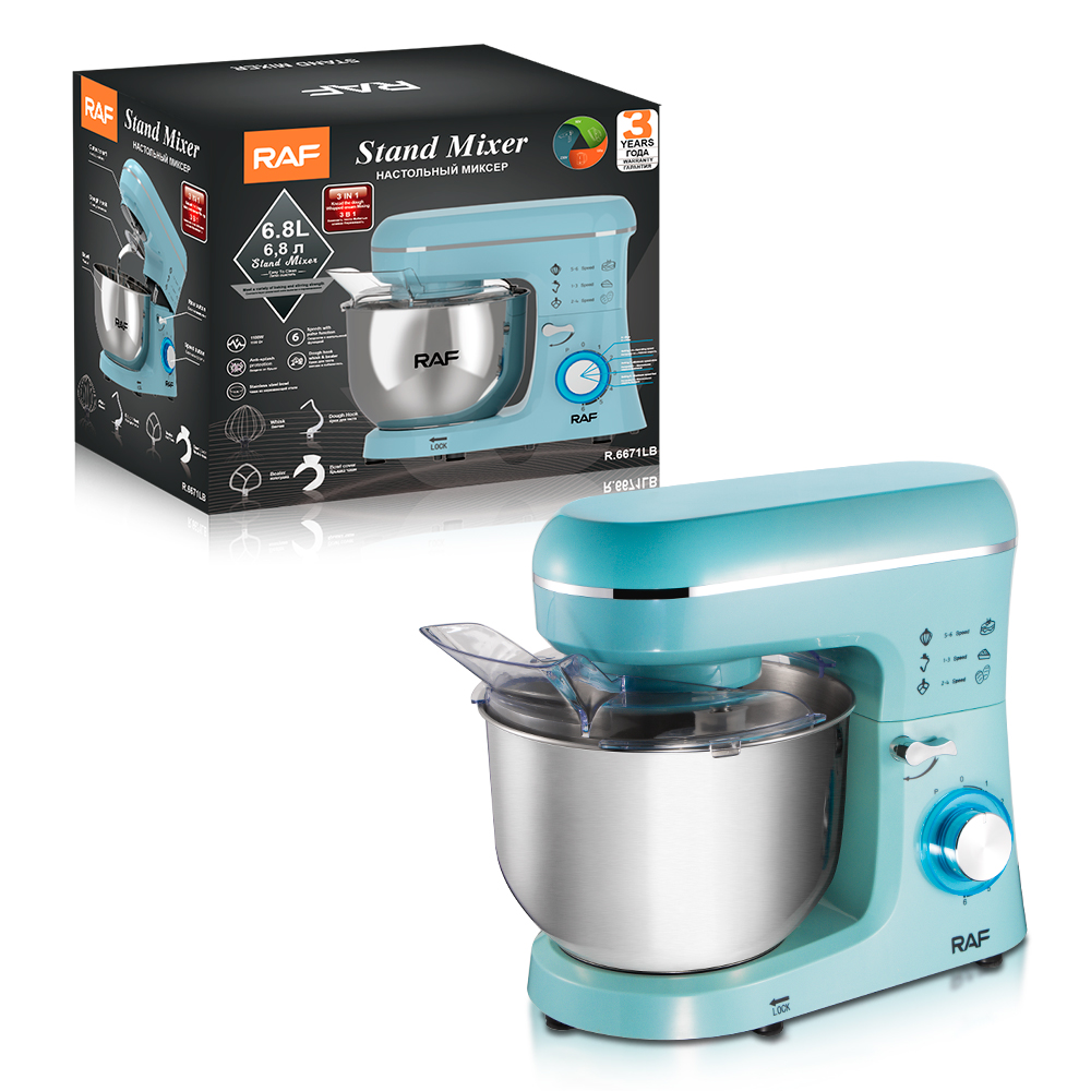 RAF Chef machine, fully automatic dough mixer, dough kneader, milk lid mixer, egg beater, desktop, household, small, multi-functional Specification image