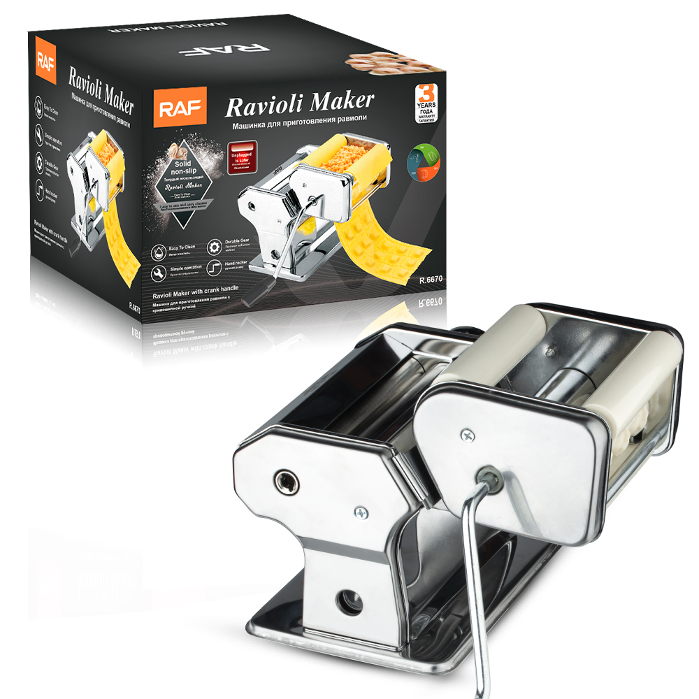 RAF household old-fashioned manual wonton machine, noodle press, multi-functional small noodle and dumpling wrapper press details Picture