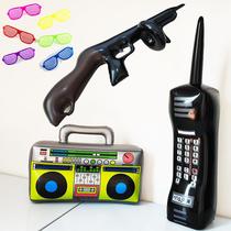 inflatable cellular phone factory direct sales musical instrument balloon inflatable radio stage props inflatable mobile phone toy gun