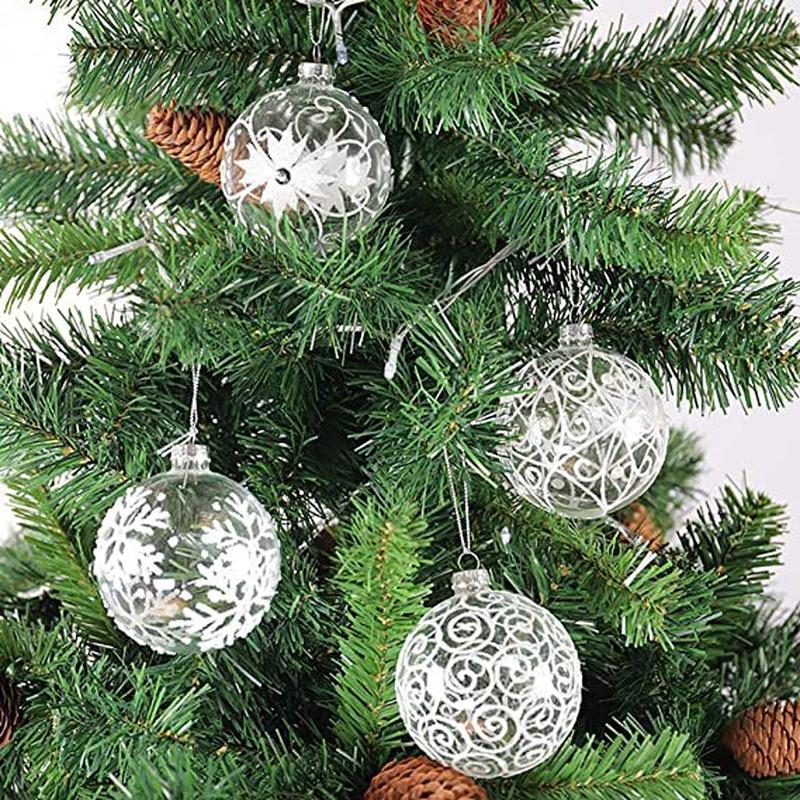 factory direct sales blown glass painted glass ball christmas tree pendant ornament ball